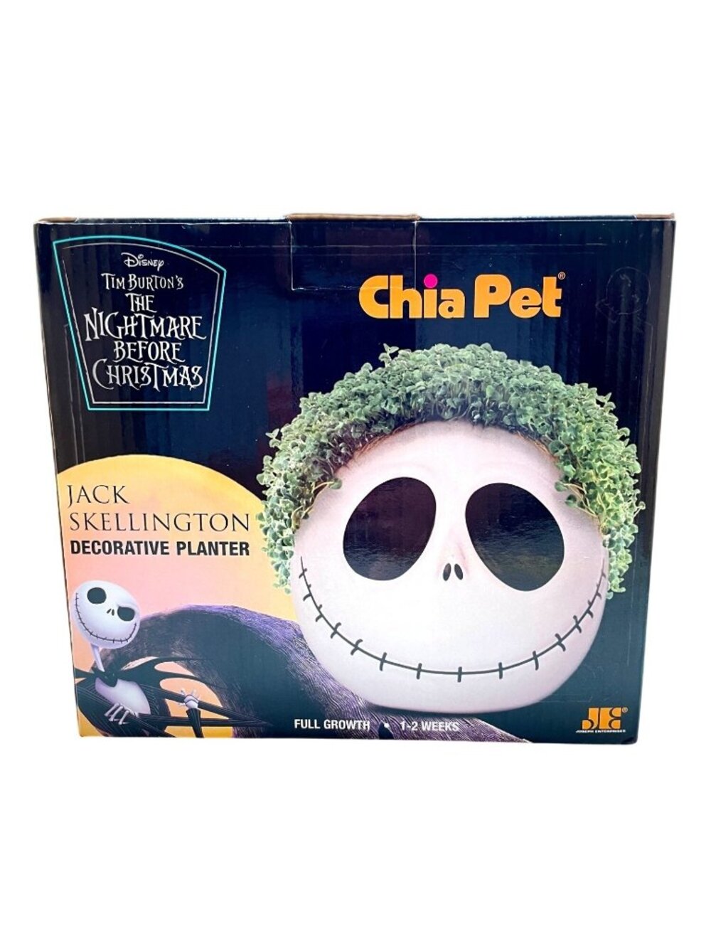 Disney Tim Burtons The Nightmare Before Christmas Chia Pet Jack Skellington Deco